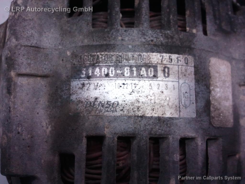 Suzuki Jimny BJ1999 Lichtmaschine Generator 3140081A00 Denso 1022115231