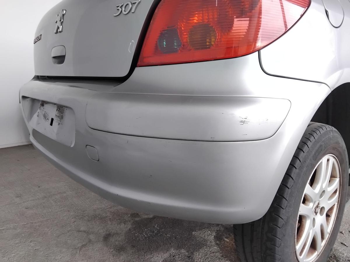 Peugeot 307 orig Sto&szlig;stange Stossf&auml;nger hinten Flie&szlig;heck EZA Gris Sidobre BJ2004