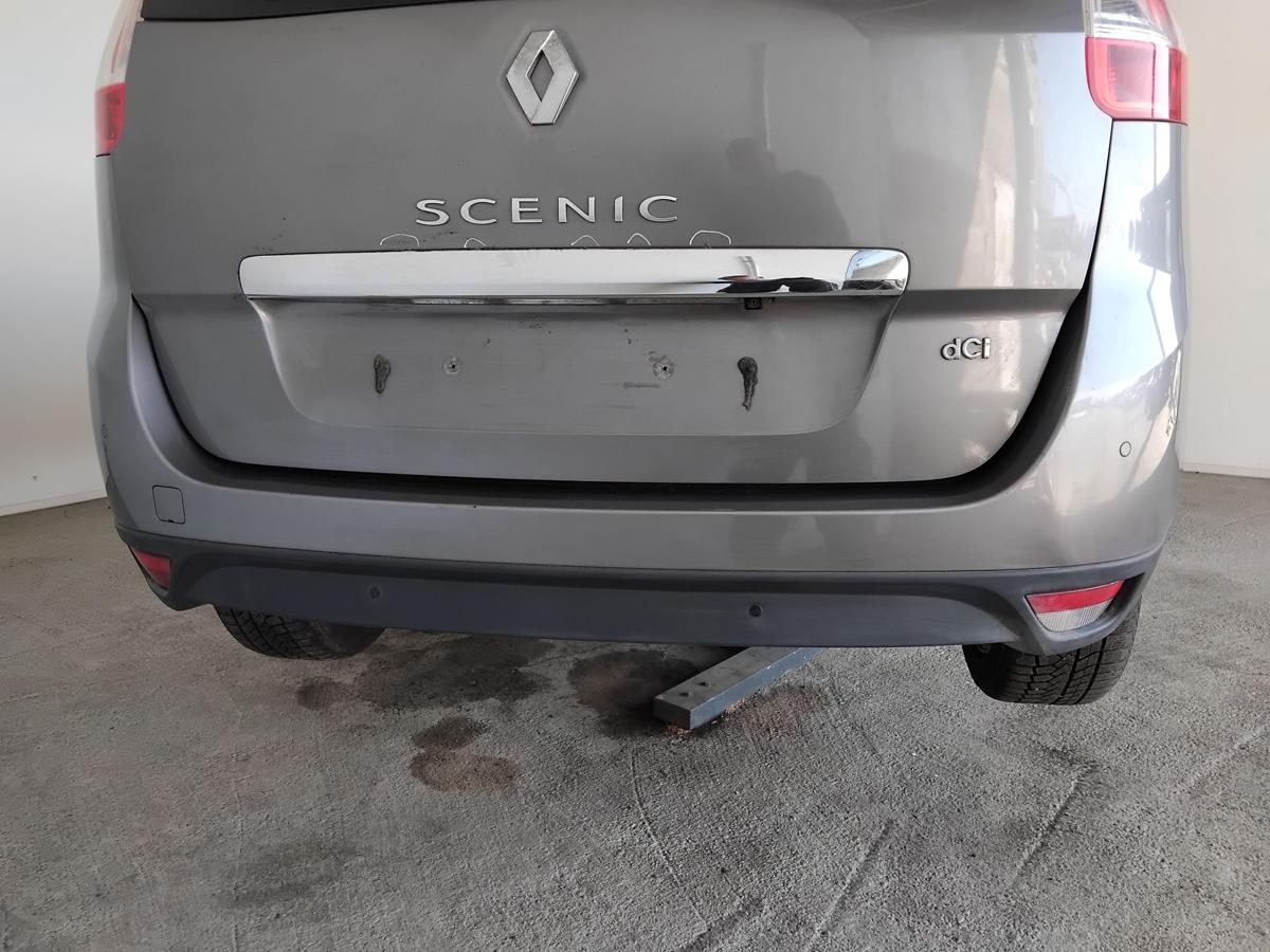 Renault Grand Scenic III orig Stossf&auml;nger Sto&szlig;stange hinten PDC BJ2012 TEKNG Gris Cassiop&eacute;e