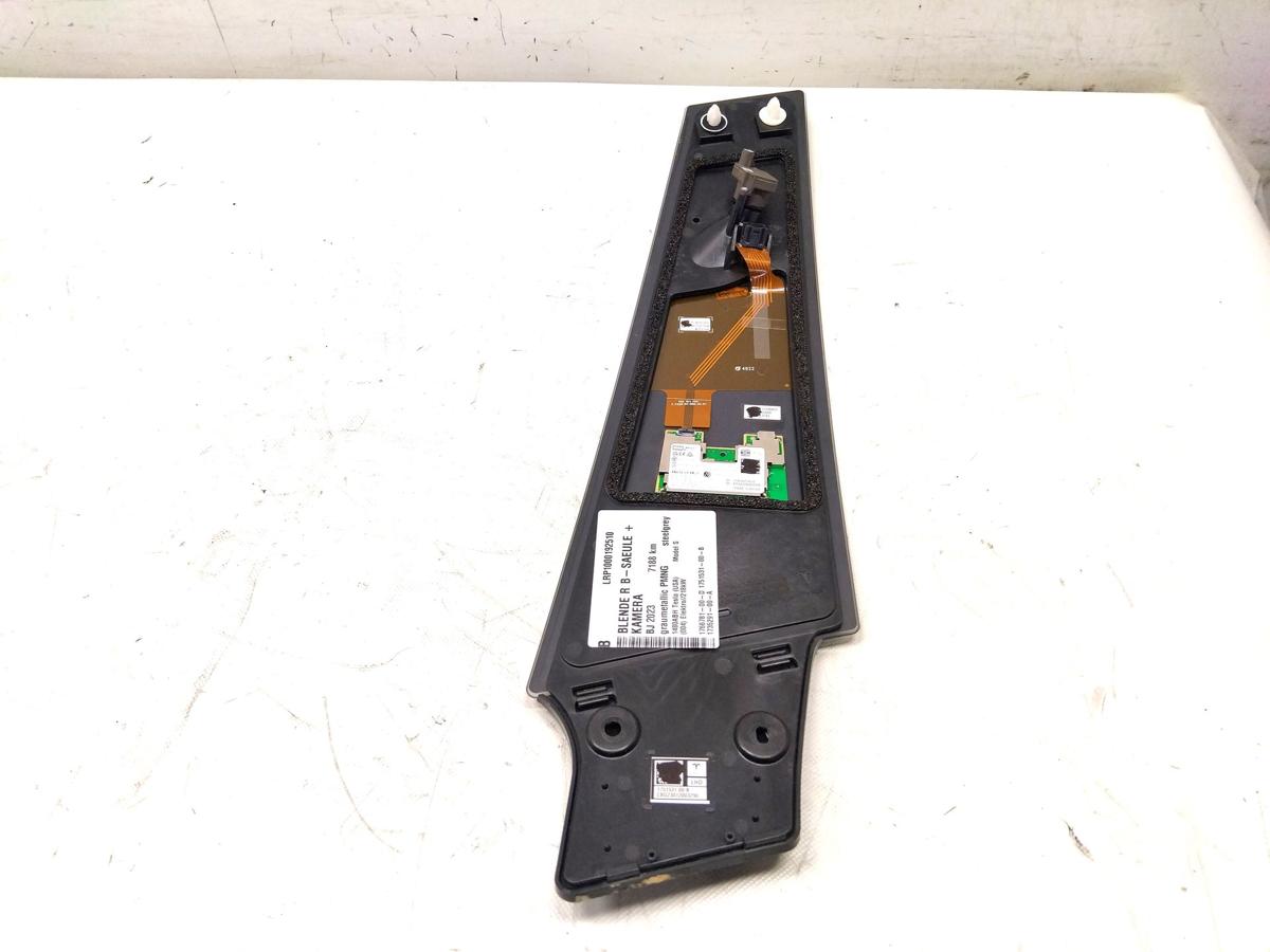 Tesla Model S Facelift original Blende B-S&auml;ule rechts mit Kamera Bj.2023