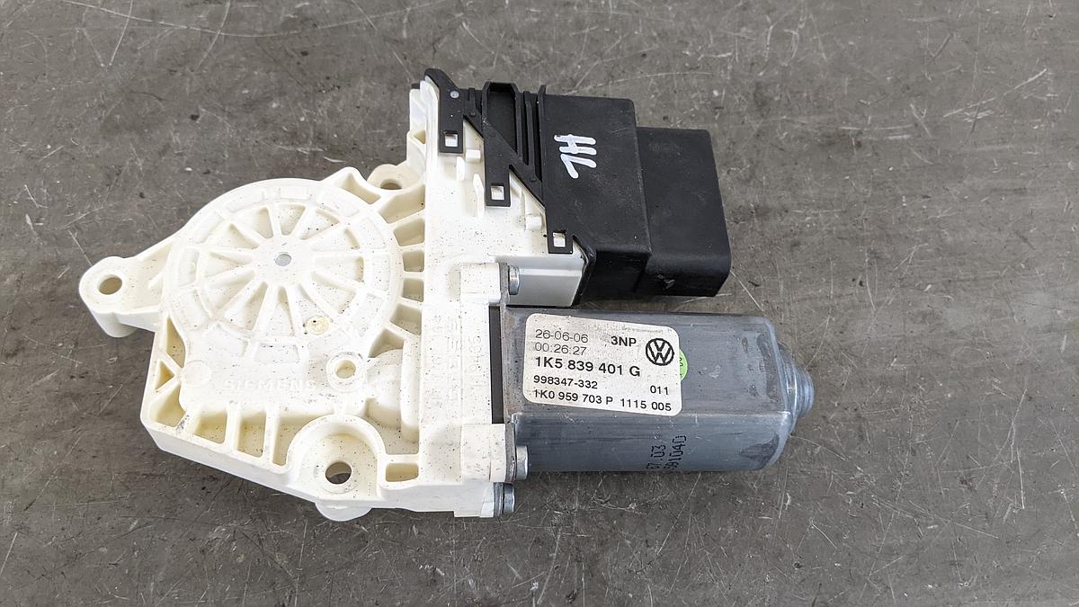 VW Jetta 1K Fensterhebermotor hinten links Motor 1K5839401G