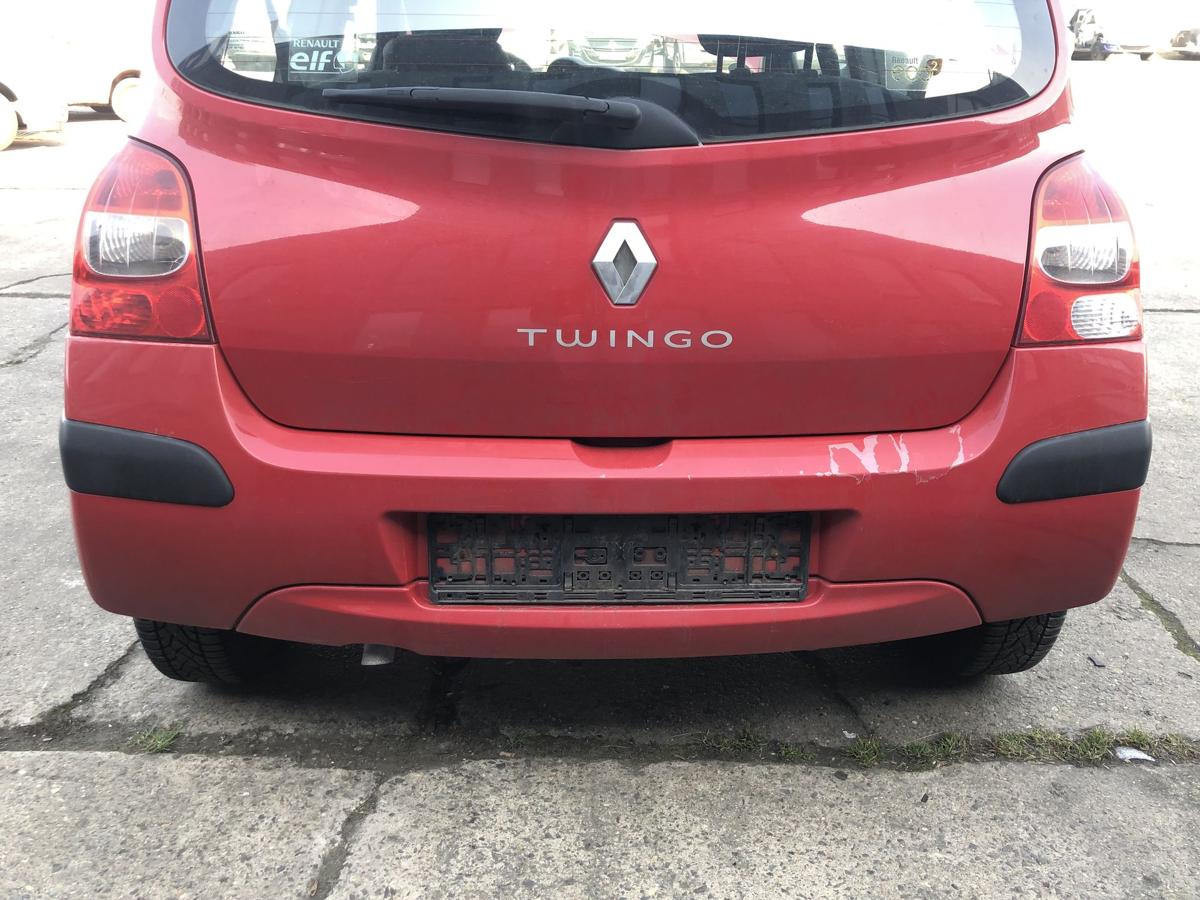 Renault Twingo 2 II Sto&szlig;f&auml;nger hinten Hecksch&uuml;rze Hecksto&szlig;stange OV727 rot