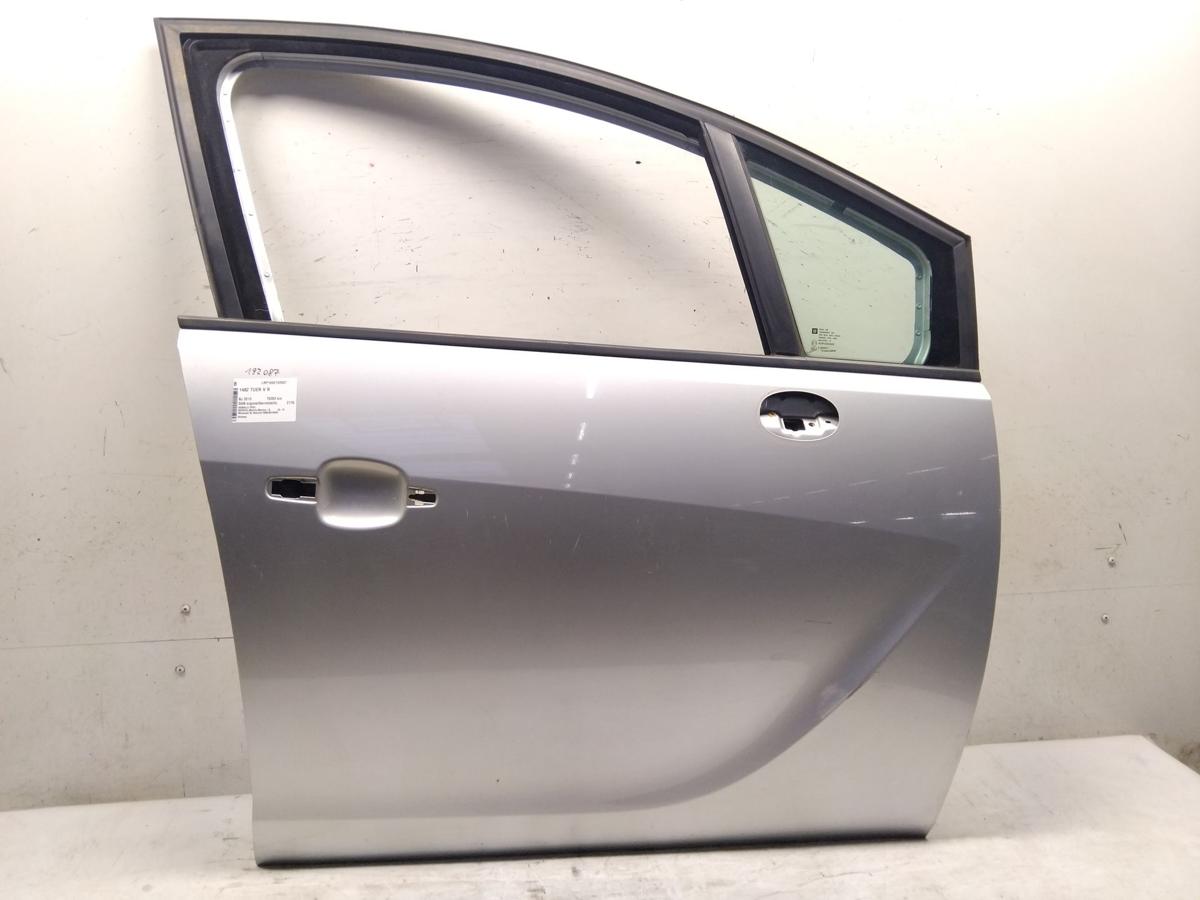 Opel Meriva B T&uuml;r vorn rechts Beifahrert&uuml;r GAN argonsilbermetallic Z176 BJ2013