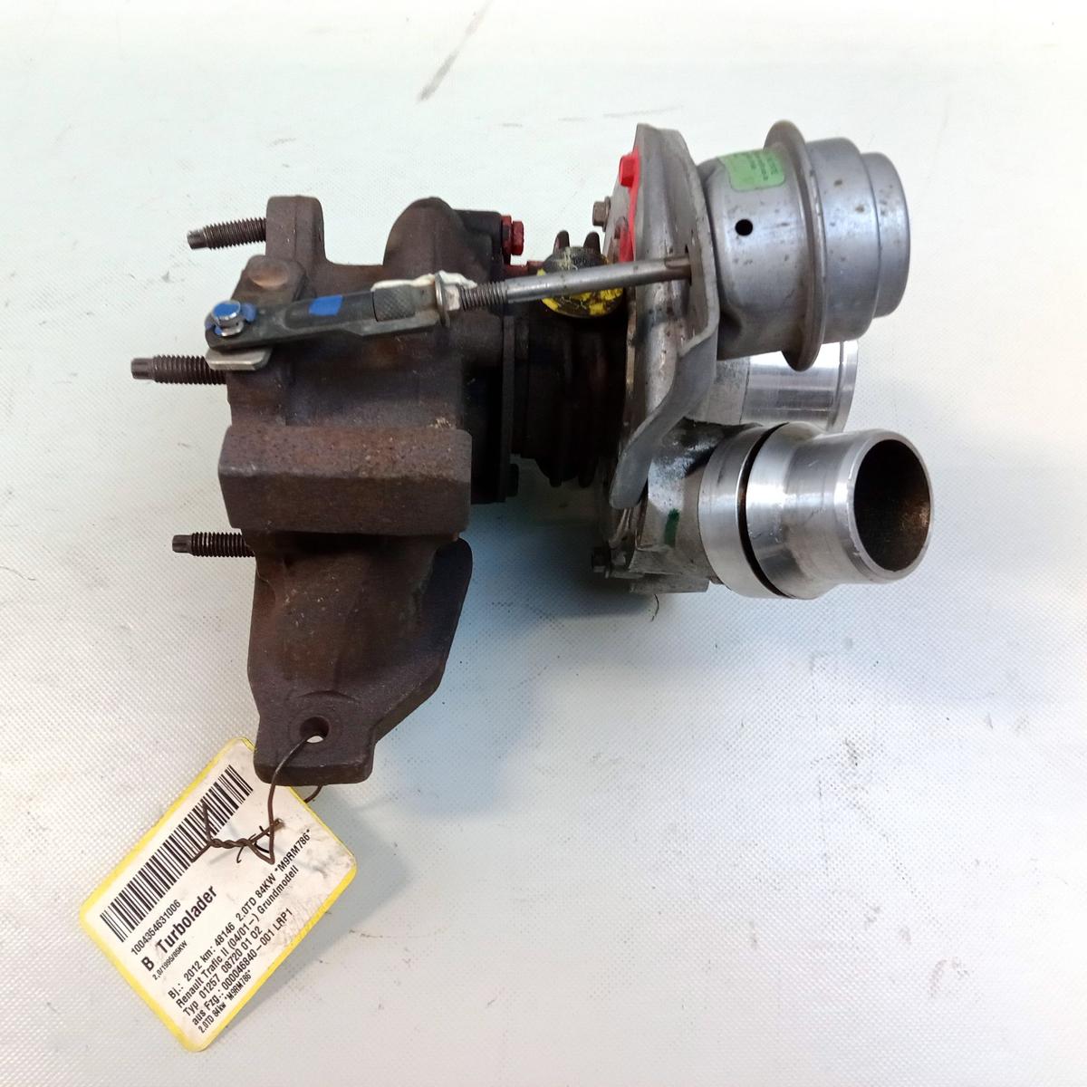 Renault Trafic 2 original Turbolader Turbo 2.0TD 84kw M9RM786 H6200466021 BJ2012