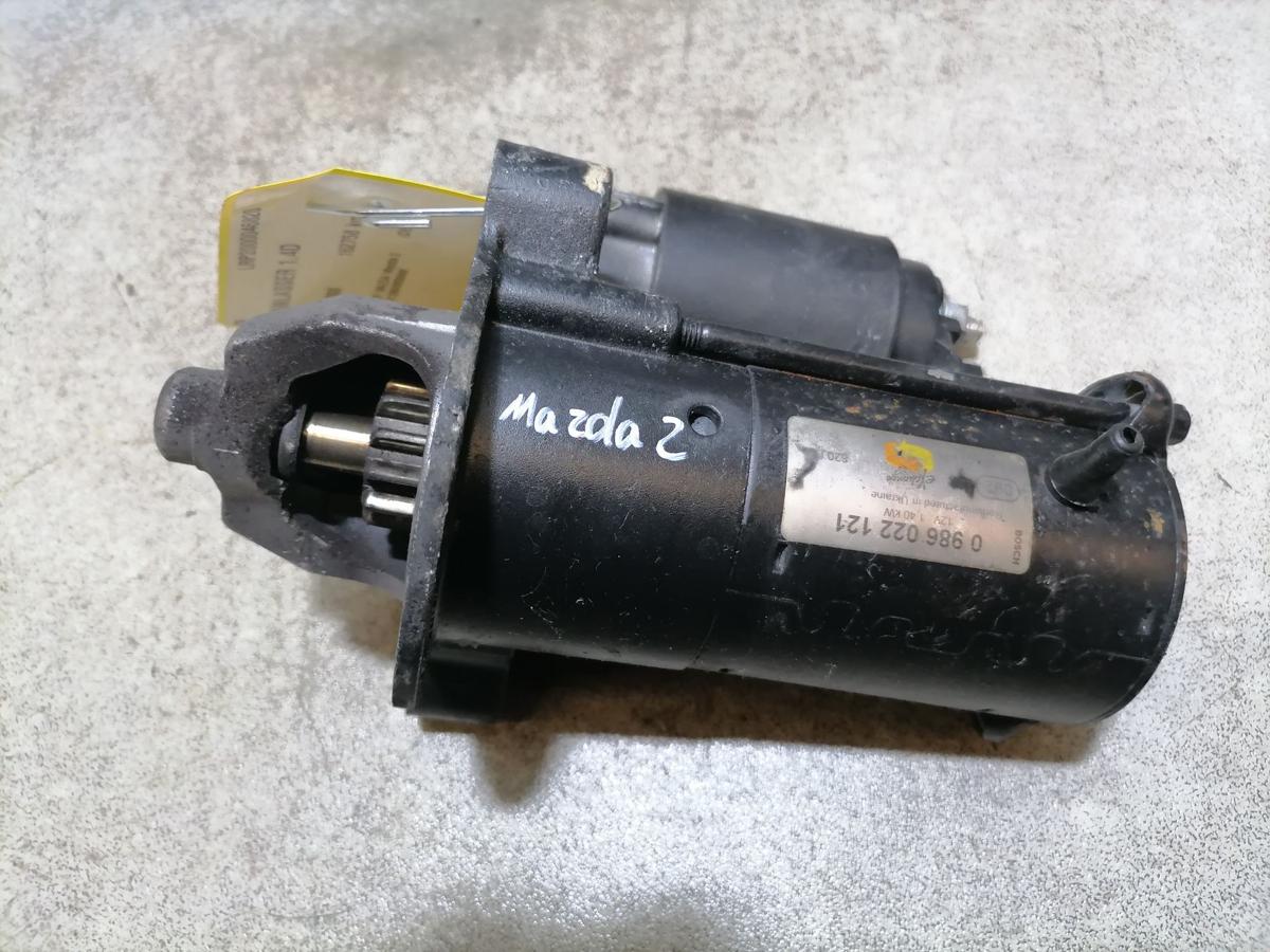 Mazda 2 DE Anlasser Starter 1.4D Bosch 0986022121 BJ2008