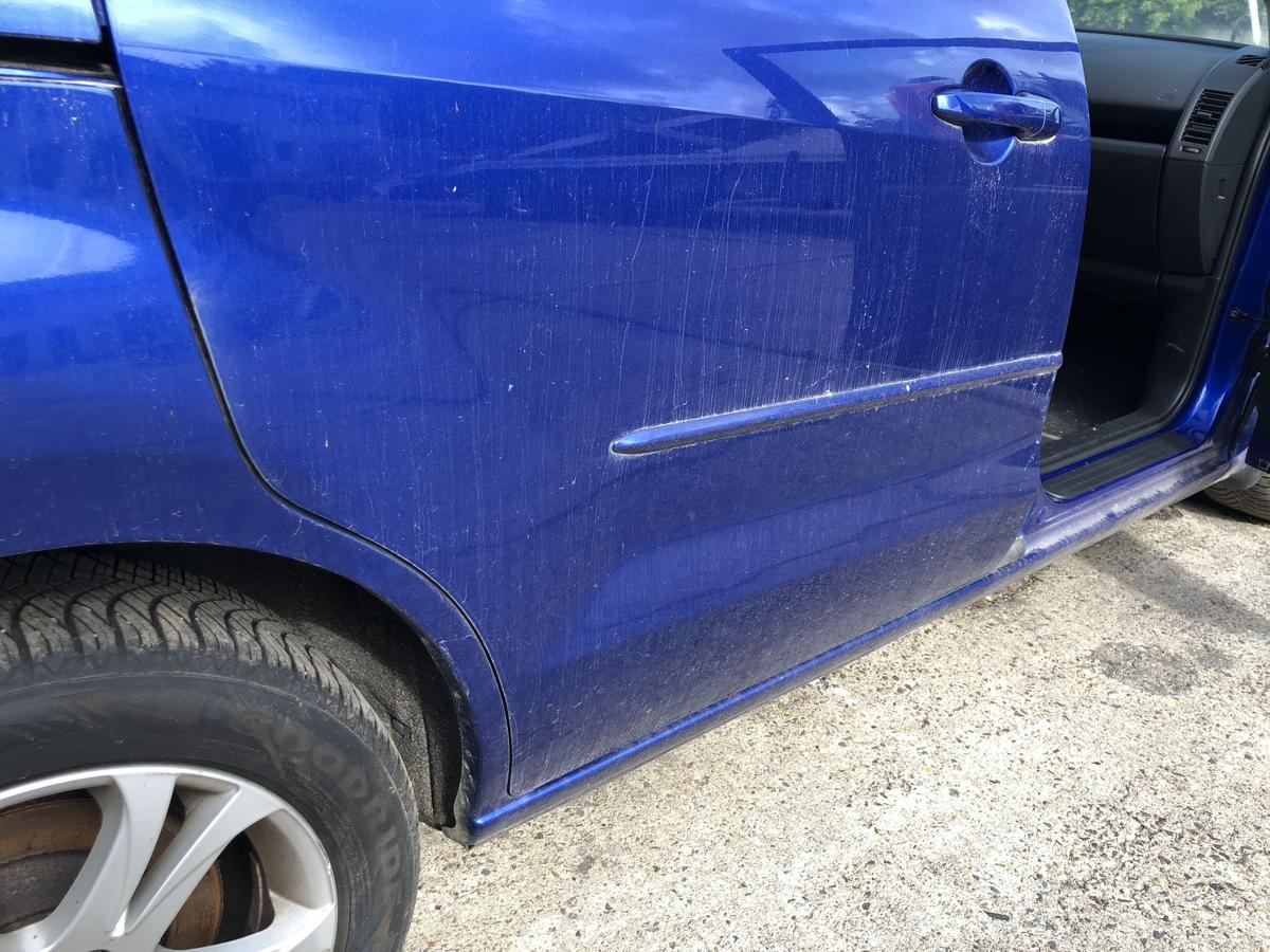 Mazda 5 CR ab 2008 Schiebetür hinten rechts Fondtür Tür Roh 34J Aurora Blue