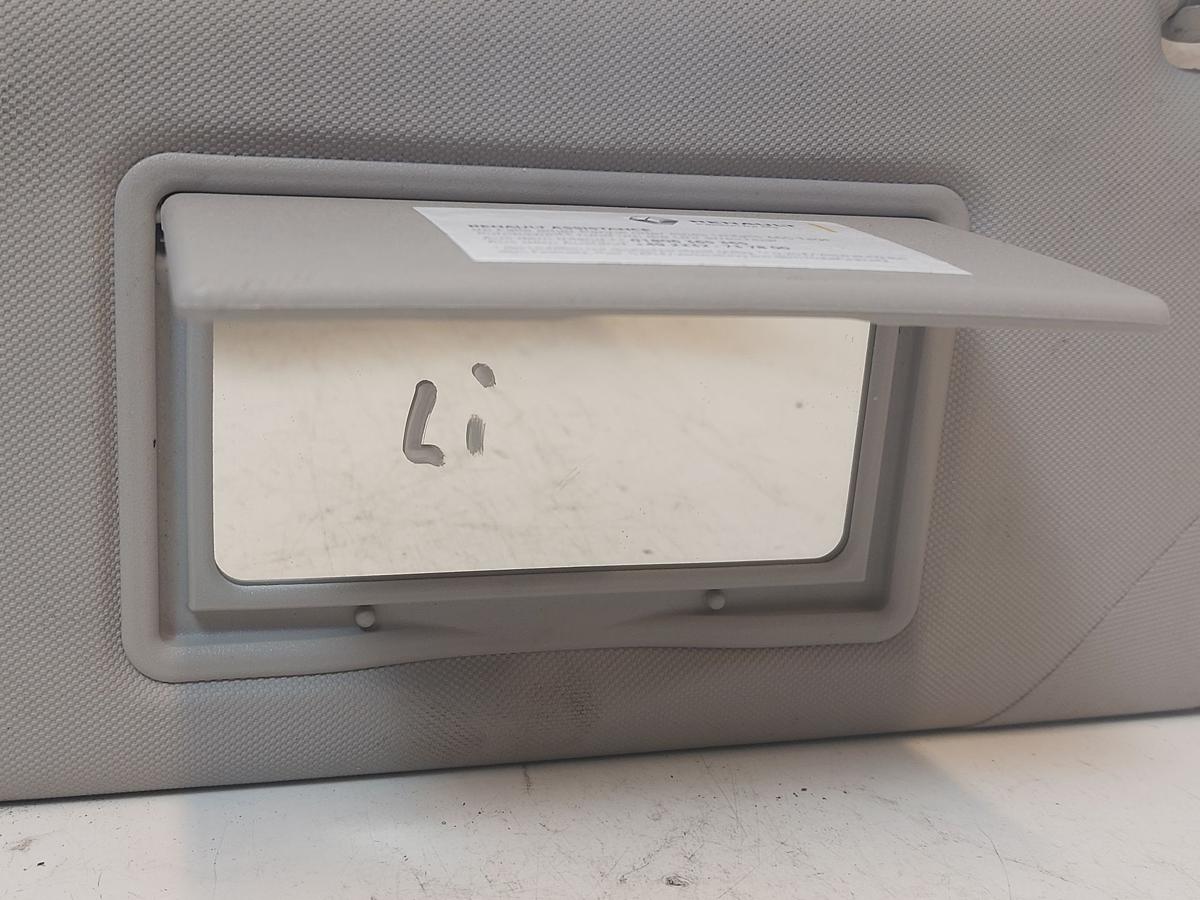 Renault Clio IV X98 TCe90 Sonnenblende vorn links mit Spiegel Fahrerseite