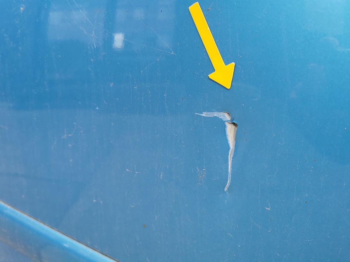 Citroen C4 Picasso U Beifahrertür Tür Autotür Rohbau vorn rechts KNY Blau Tivoli