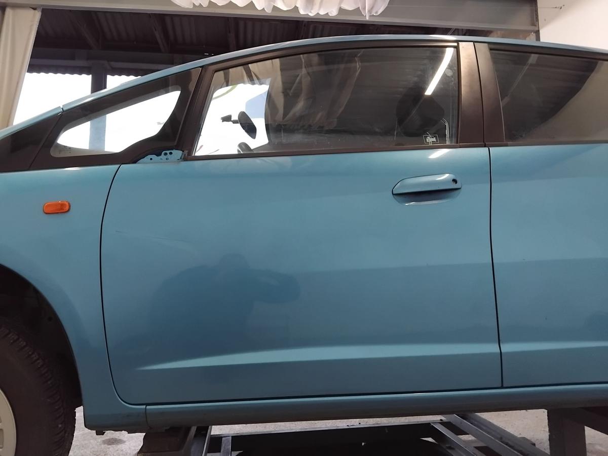 Honda Jazz 2 GG T&uuml;r vorn links Fahrert&uuml;r BG53M Cerulean Blue BJ2008
