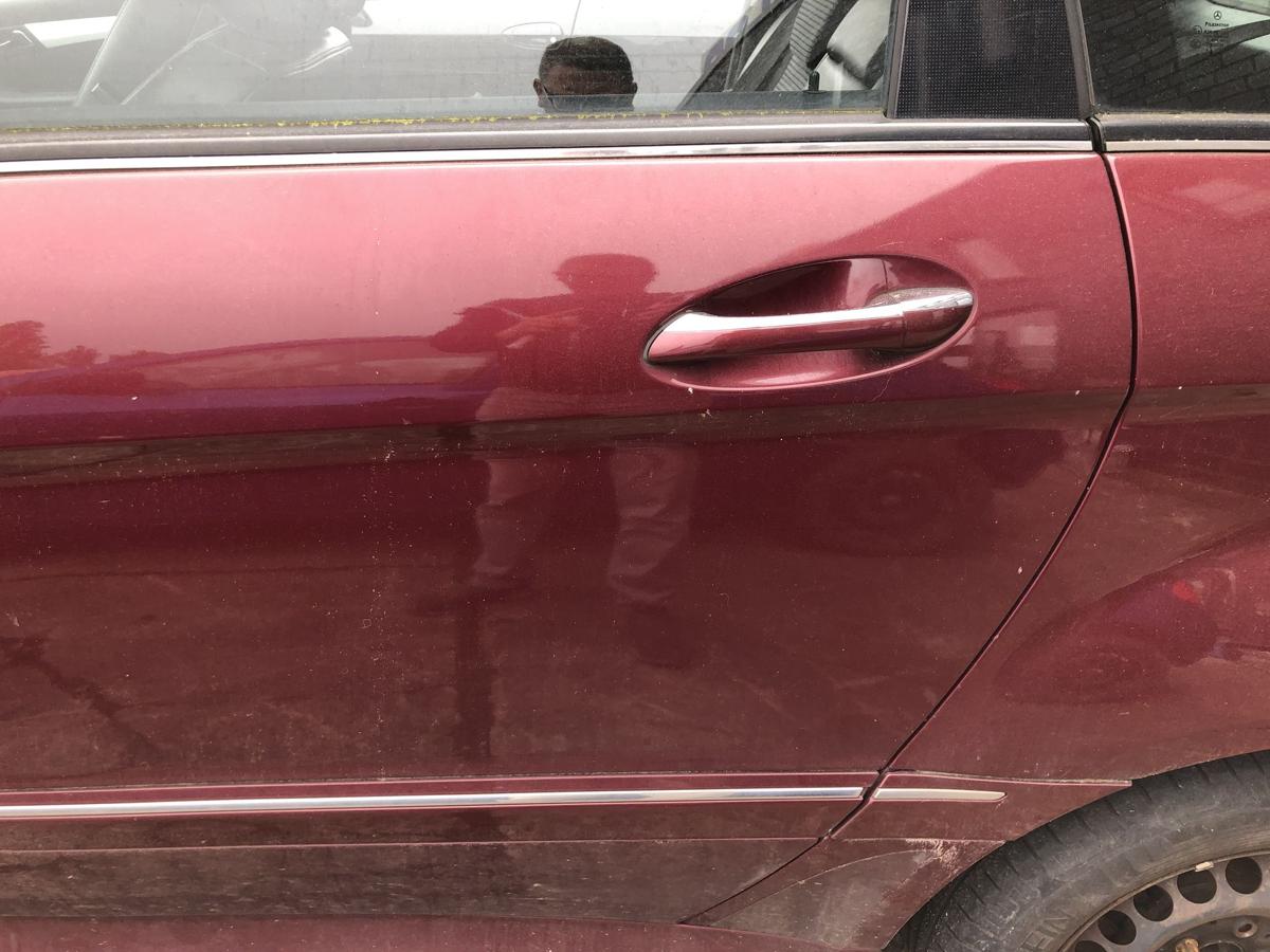 Mercedes B Klasse W245 T&uuml;r hinten links Fondt&uuml;r Anrostungen 597 Saturnrotmet.