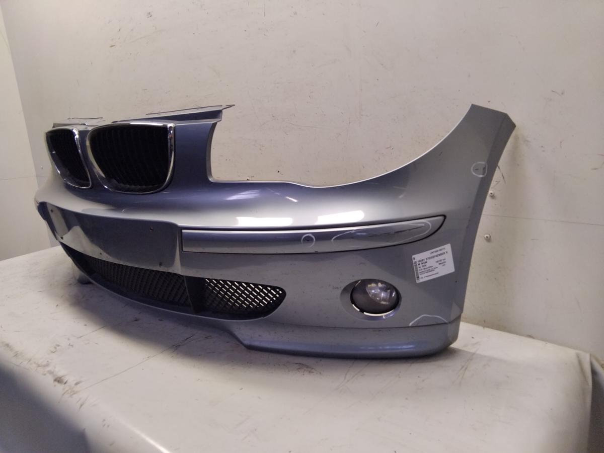 BMW 1er E81 E87 original Sto&szlig;stange Sto&szlig;f&auml;nger vorn BJ2006 A18 Quarzblau