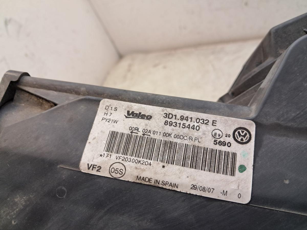 VW Phaeton GP1 GP2 original Bi-Xenon Scheinwerfer links 3D1941032E BJ2007