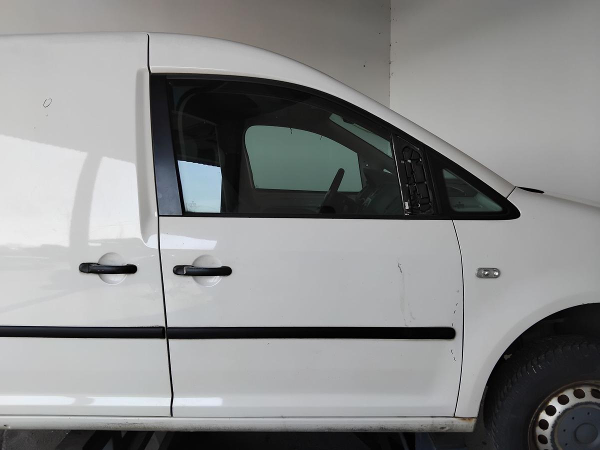 VW Caddy 2K T&uuml;r vorn rechts Beifahrert&uuml;r candyweiss LB9A BJ2005