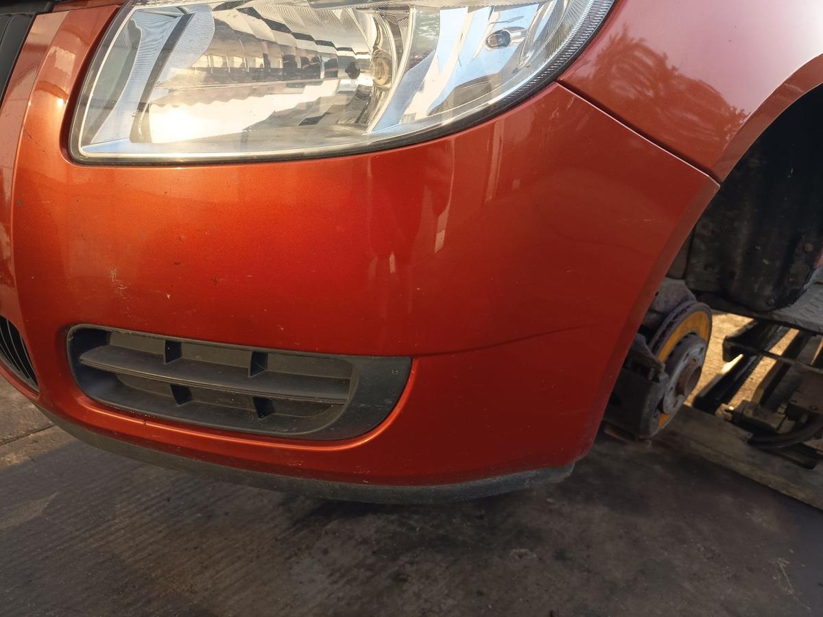 Skoda Fabia 5J original Sto&szlig;stange vorne LF3H Orange Baujahr 2007