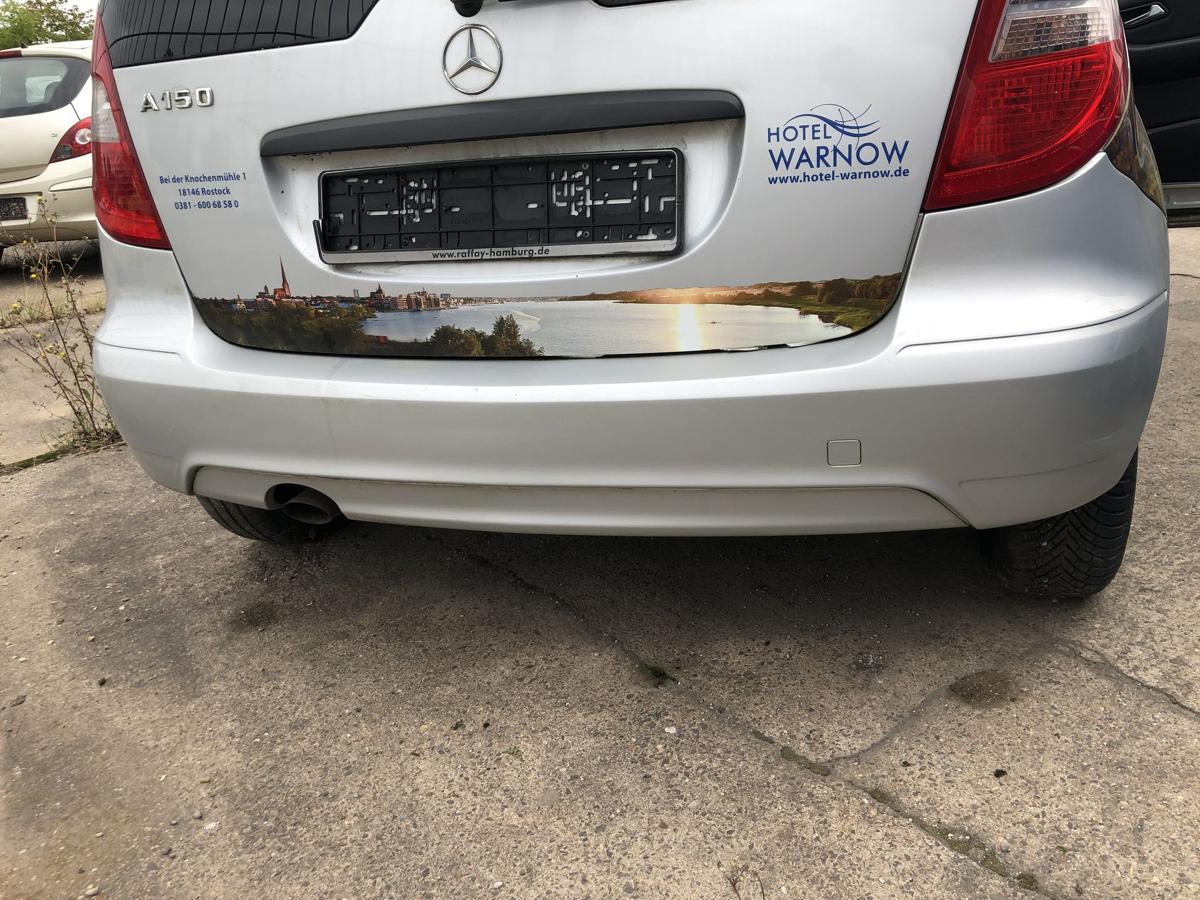 Mercedes A-Klasse W169 Sto&szlig;f&auml;nger hinten ab 08 Hecksch&uuml;rze ohne PDC 761 silber