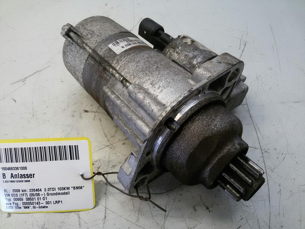 VW Eos 1F BJ2008 original Anlasser Starter 2.0TDI 103kw BMM TS18E3 VALEO