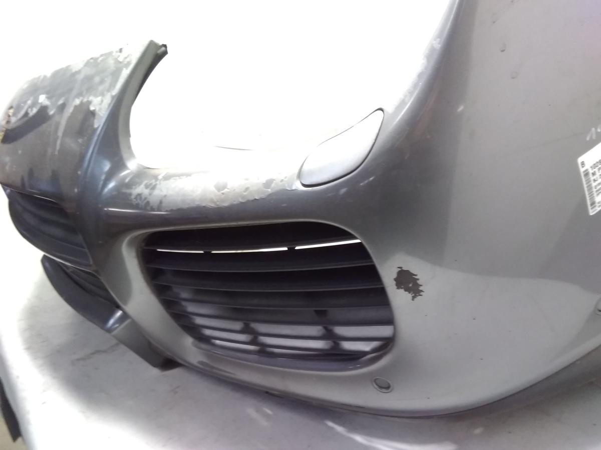 Porsche Cayenne 9PA Turbo Stossfänger Stoßstange vorn SRA PDC BJ2003 LD7Z DEFEKT