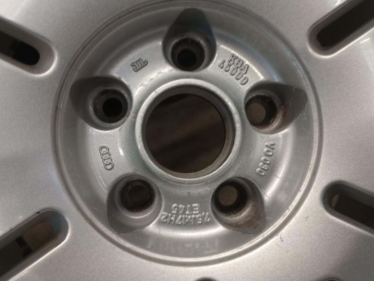 Audi A4 8E original Alufelgen Satz 7,5x17 ET45 KBA45000 Bj 2002