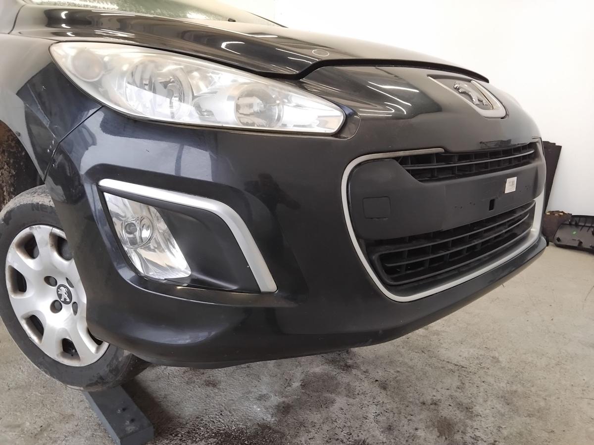 Peugeot 308 I Facelift orig.Sto&szlig;stange Sto&szlig;f&auml;nger vorn KTV schwarzmet. BJ2011