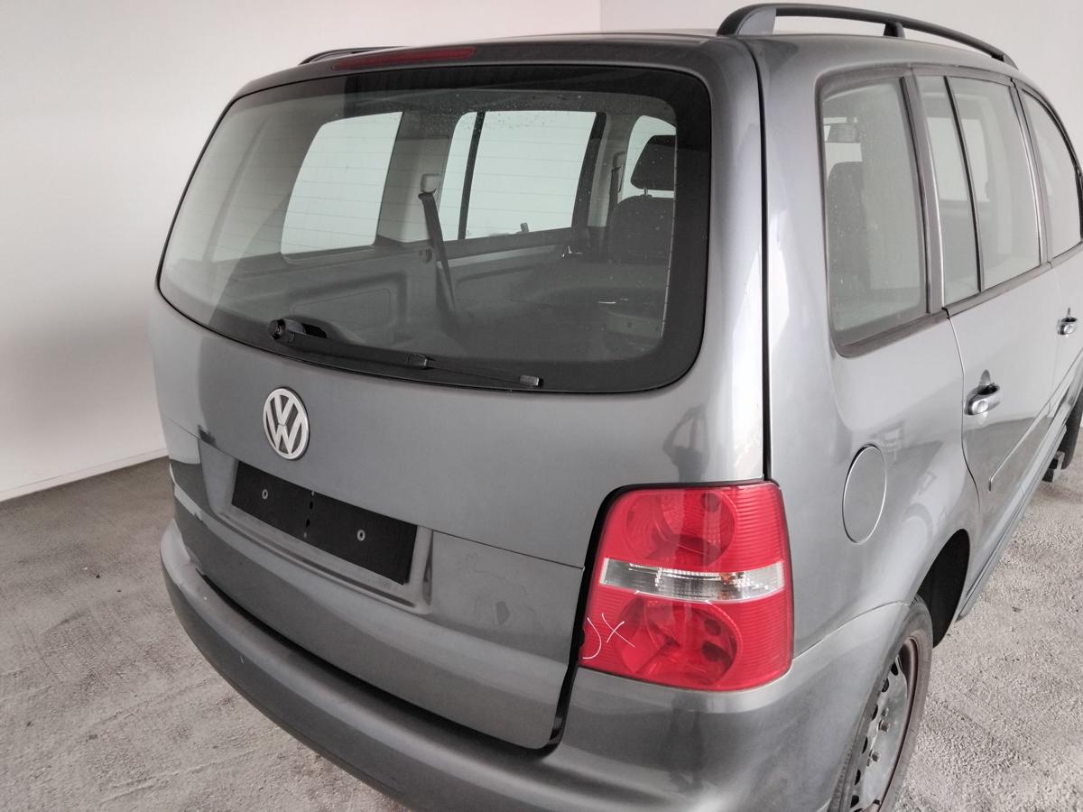 VW Touran 1T Heckklappe LD7X platinumgraumetallic mit Heckscheibe BJ2004