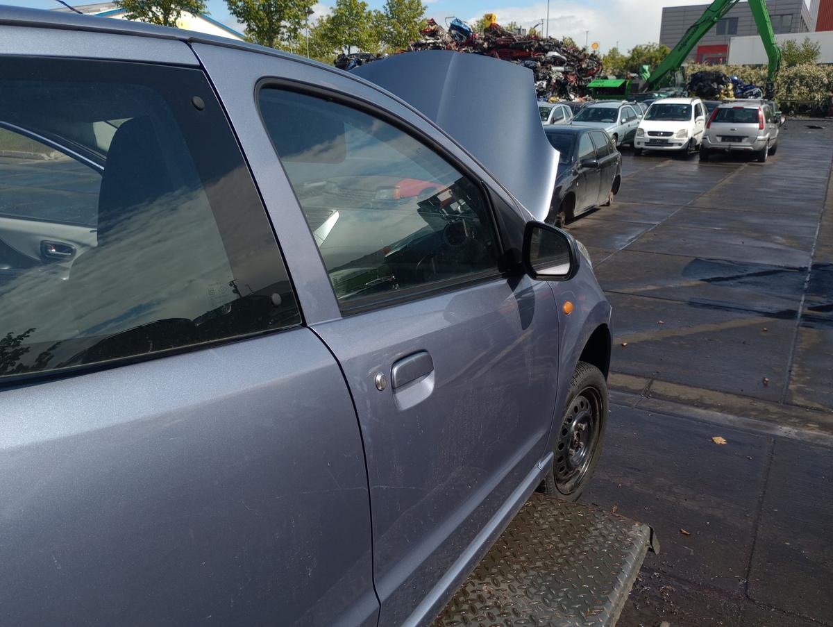 Nissan Pixo orig Rohtür vorn rechts Beifahrer ZLZ Greyish Blue met Bj 2009