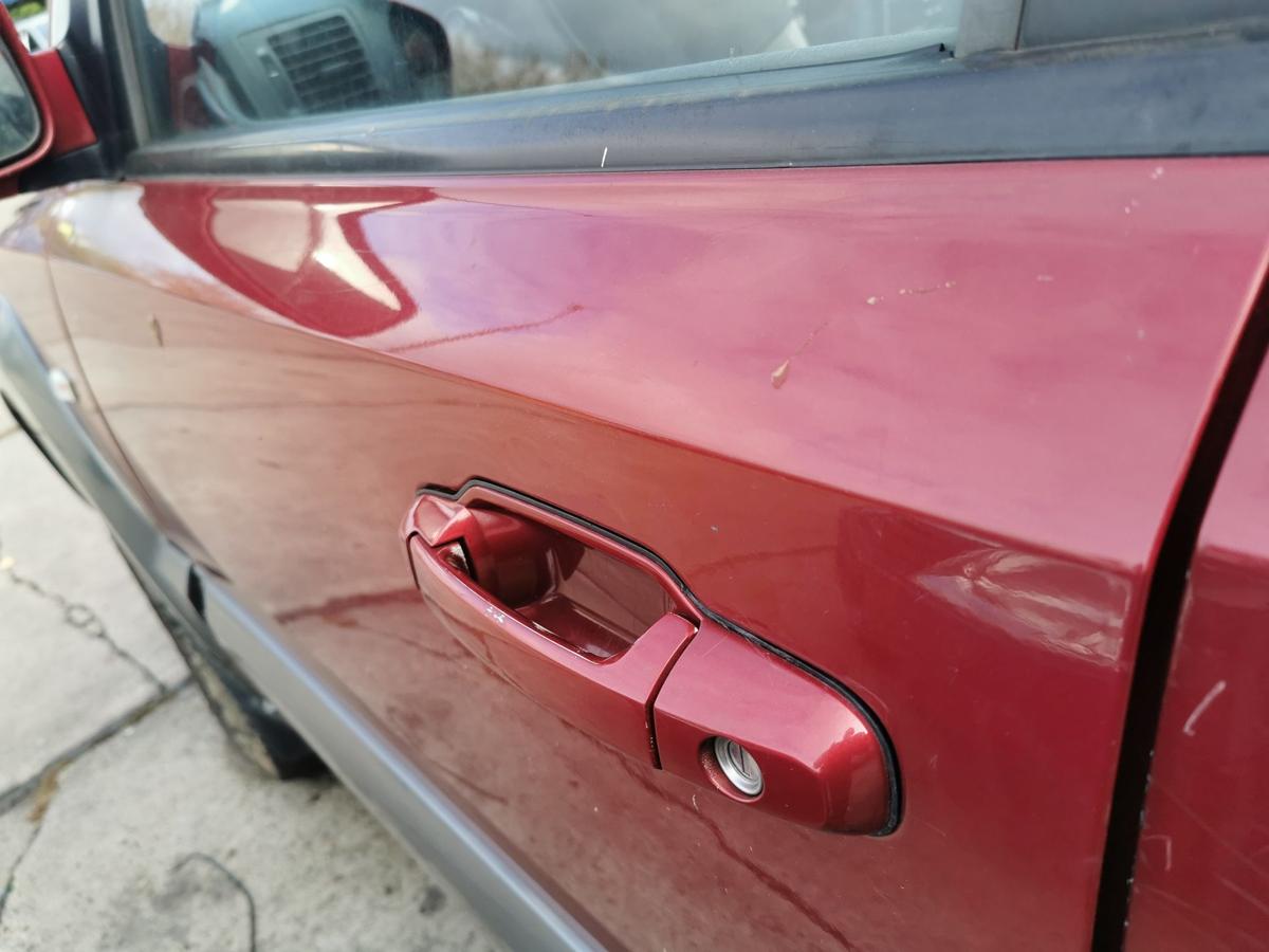 Kia Sorento JC Fahrertür Tür Autotür Rohbautür vor links R9 Ruby Red Met TEXT