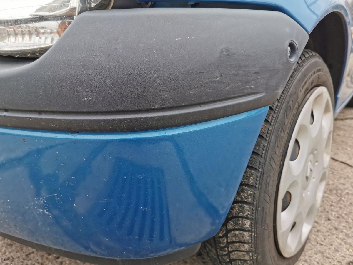 Renault Twingo C06 Stossstange Stossfänger Bumper vorn TED48 Blue Nautilus