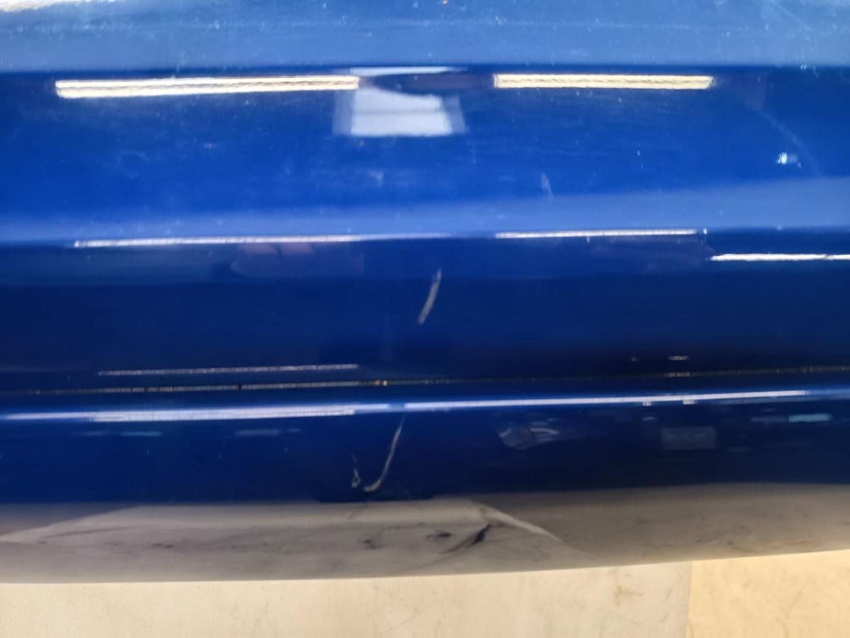 VW Polo 6R orig Sto&szlig;stange hinten Sto&szlig;f&auml;nger Heck LD5E Blau Bj 2011