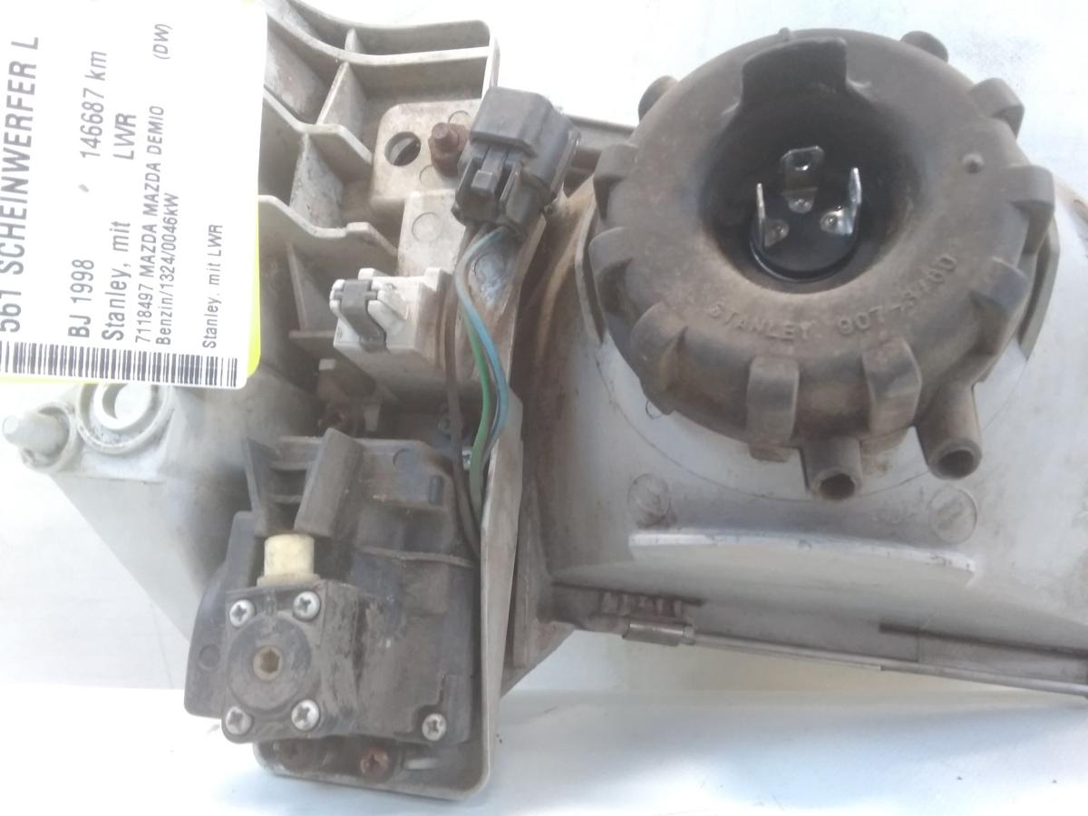 Mazda Demio original Scheinwerfer links Stanley mit LWR BJ1998