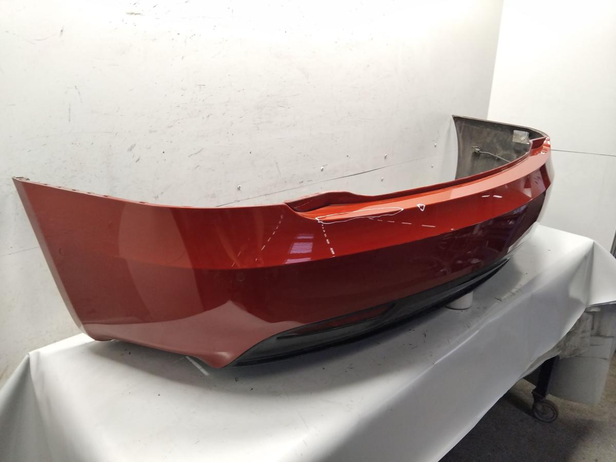 Tesla Model S original Sto&szlig;f&auml;nger Sto&szlig;stange hinten sunset red mit PDC Bj.2019