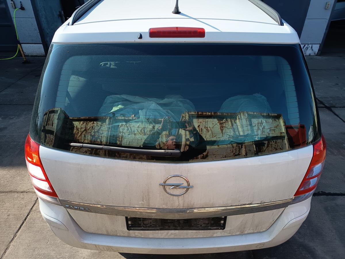 Opel Zafira B original Heckklappe mit Scheibe Z40R Weiss Baujahr 2009