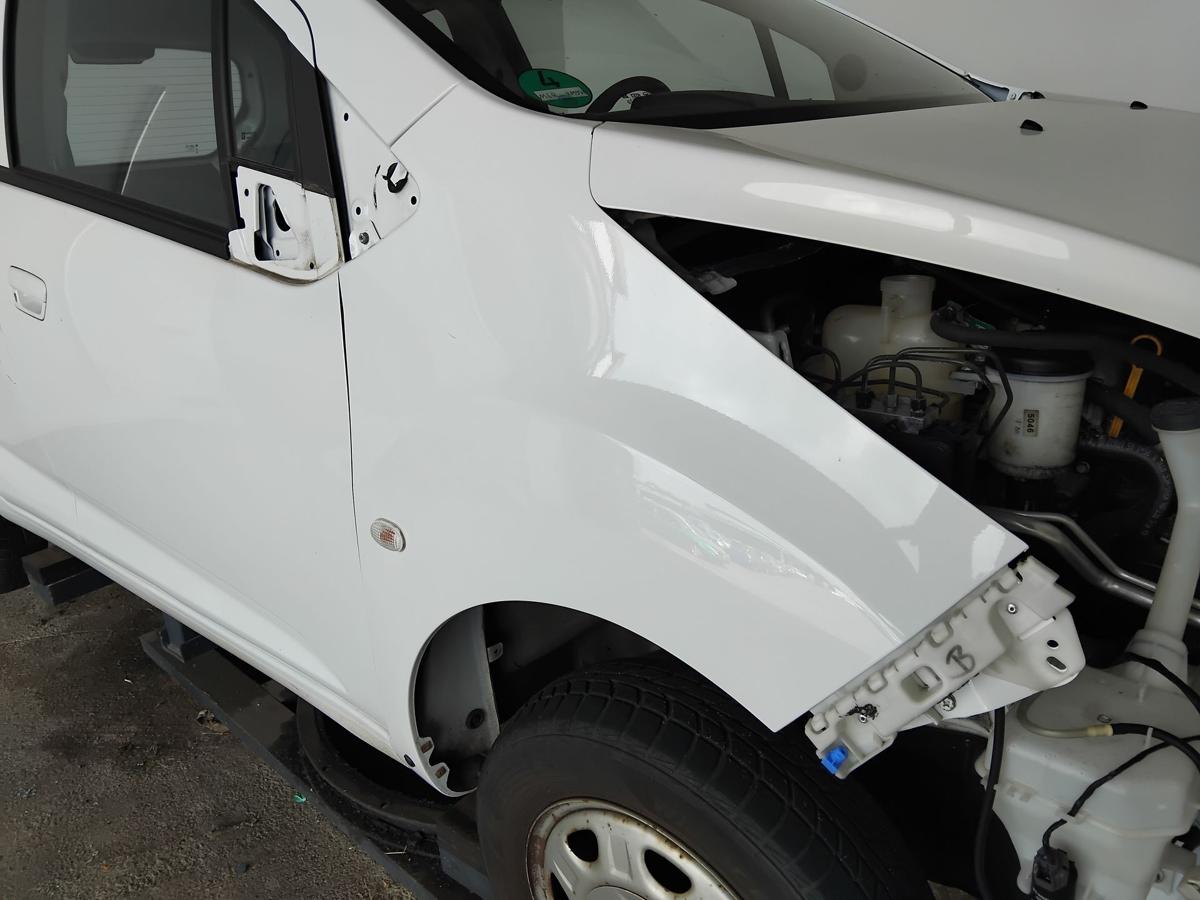 Chevrolet Spark M300 Kotfl&uuml;gel vorn rechts GAZ Olympic White BJ2012