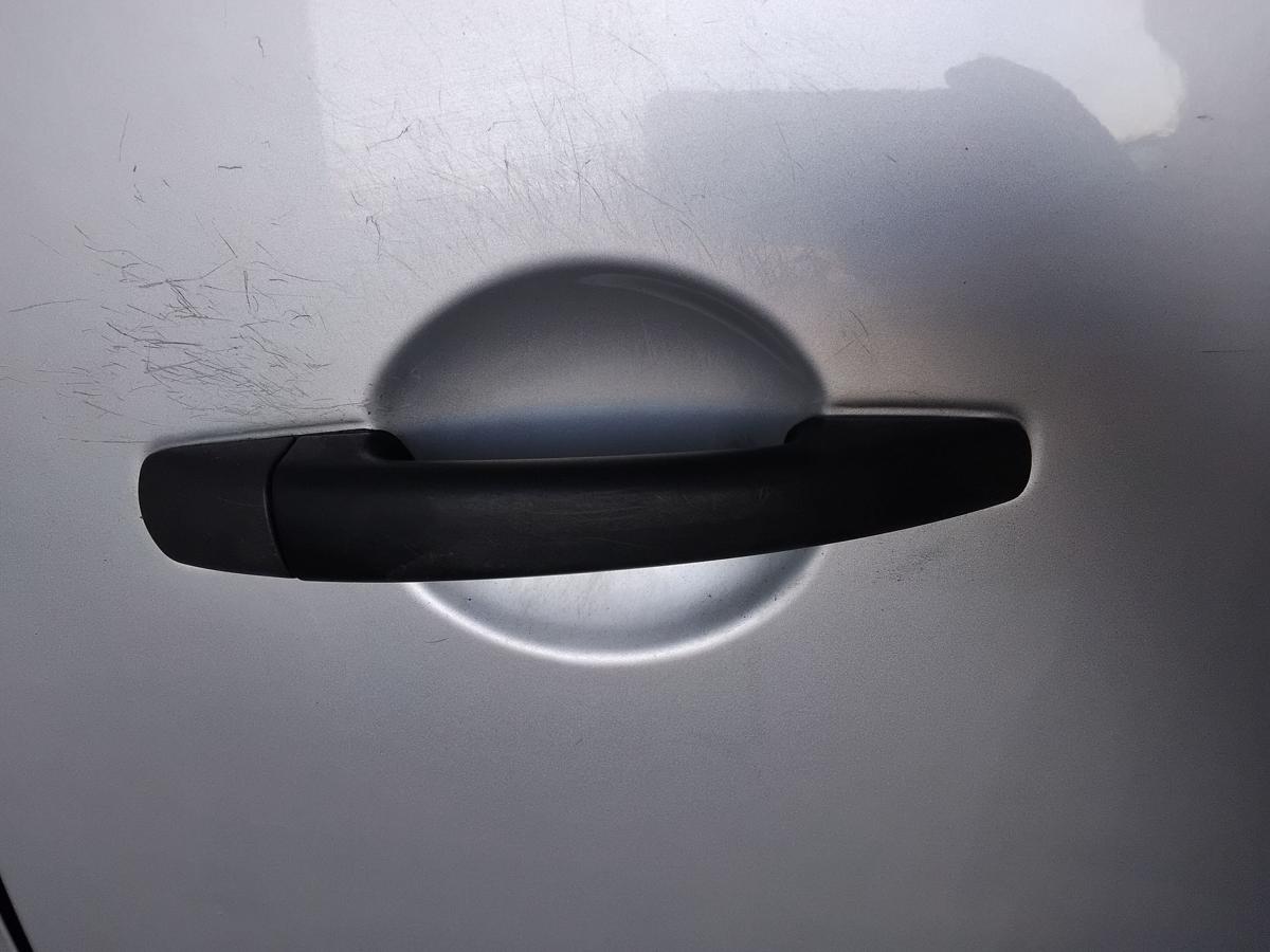 Peugeot Partner Tepee 2 Schiebet&uuml;r links mit Scheibe BJ2009 EZR aluminiumgrau