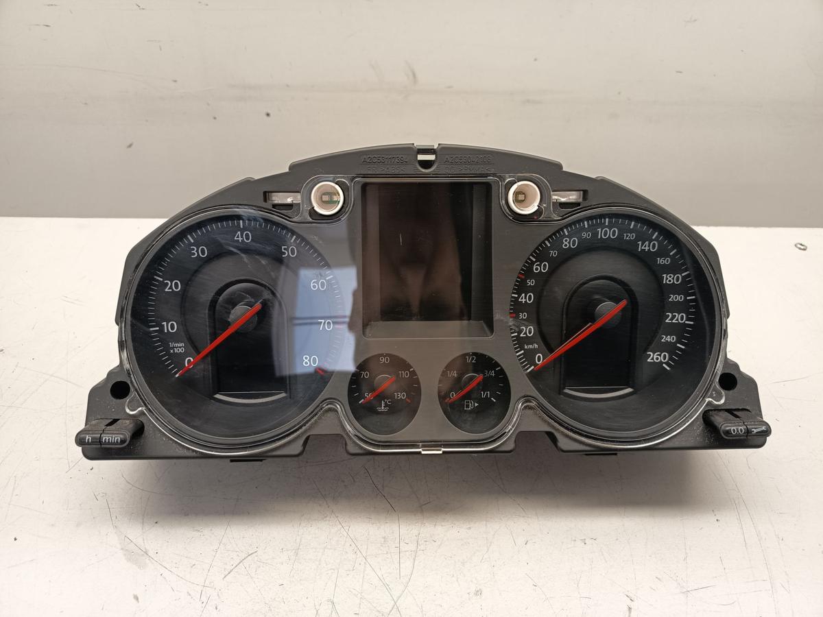 VW Passat 3C original Kombiinstrument Tacho 1.6 75kW Benzin Bj 2006
