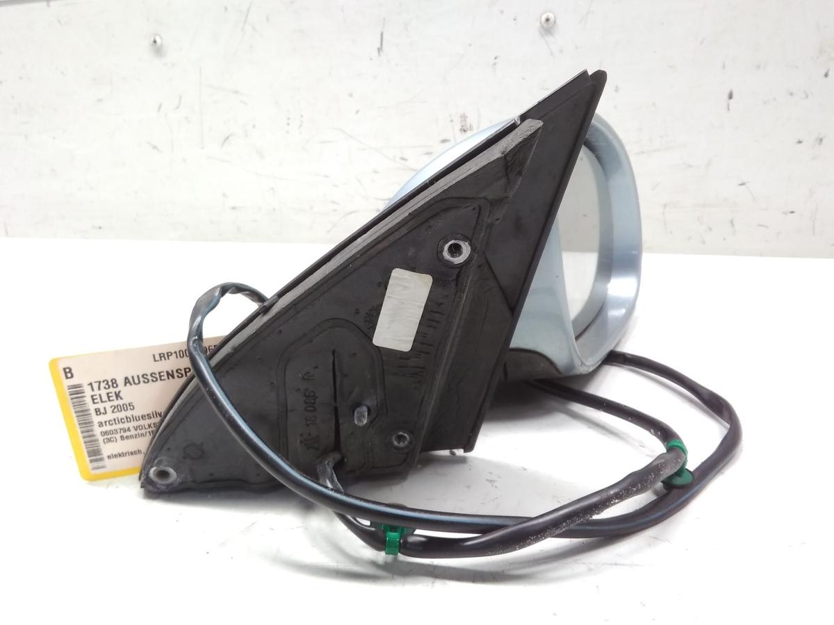 VW Passat 3C B6 orig.Au&szlig;enspiegel rechts elektrisch & beheizt 6pol BJ2005 LB5M arcticbluesilver