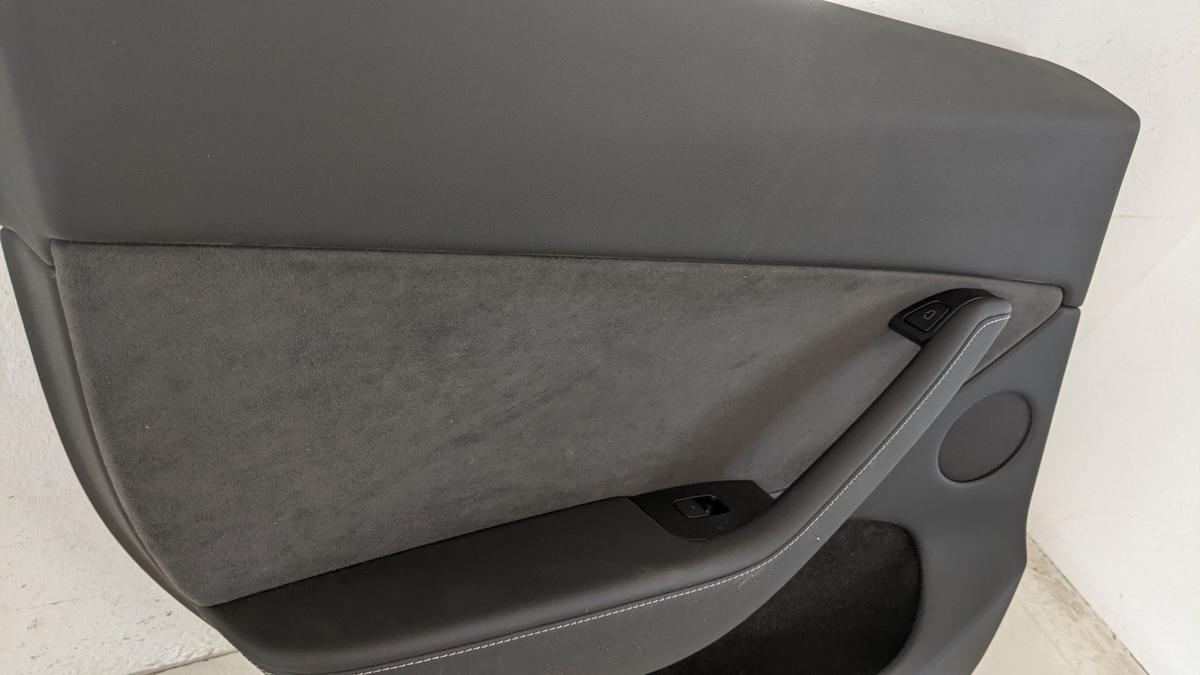 Tüververkleidung Innenverkleidung hinten links Alcantara Kunstled Tesla Model Y