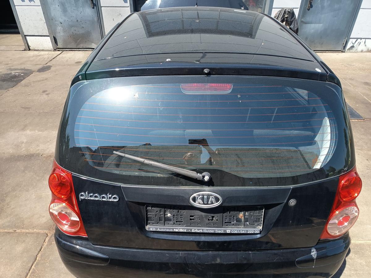 Kia Picanto BA original Heckklappe mit Scheibe Galaxy Black Baujahr 2009