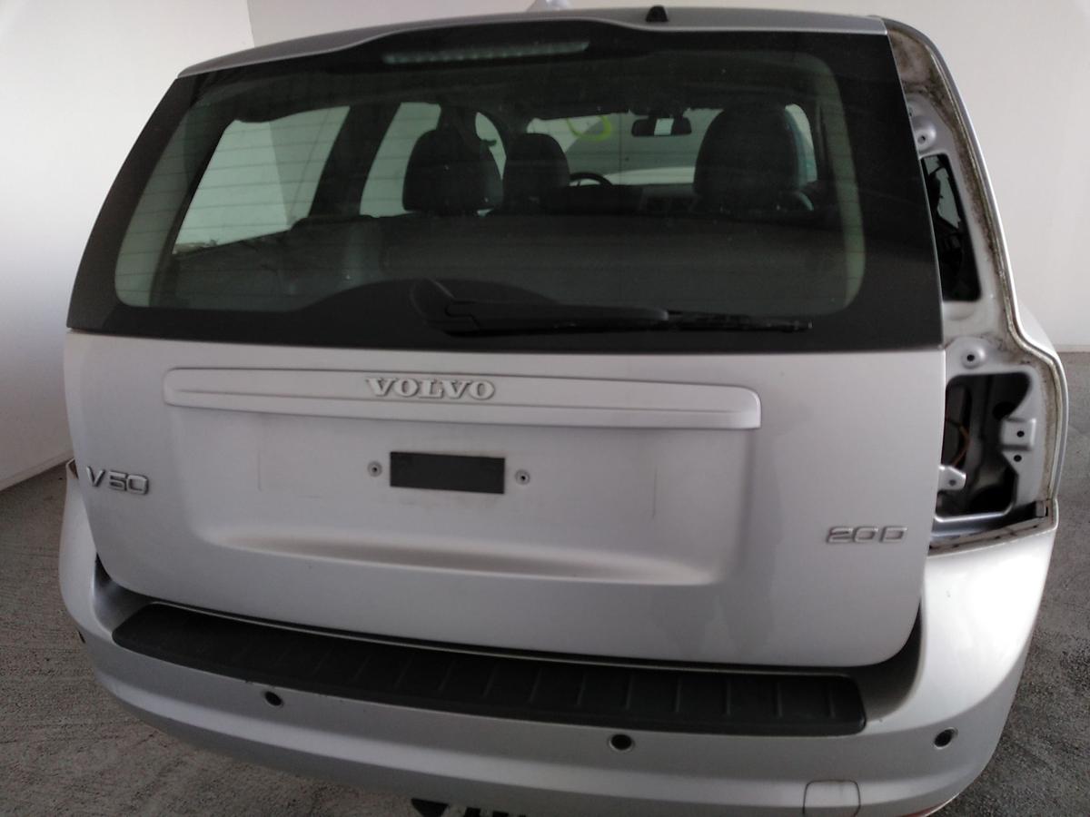 Volvo V50 Facelift Heckklappe silbermetallic mit Heckscheibe Bj.2008