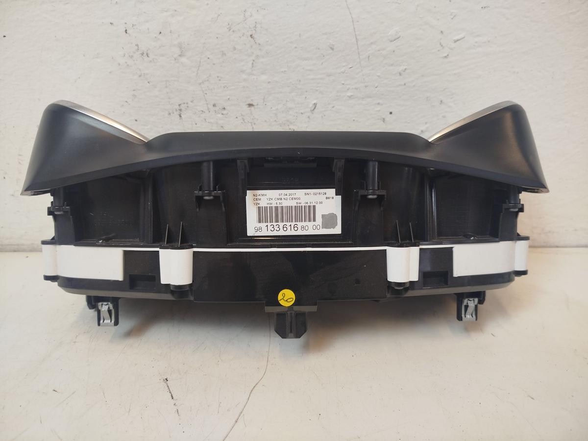 Citroen C3 III SX ab17 Kombiinstrument Tacho 1.2 Benzin 60kw Cockpit OEM