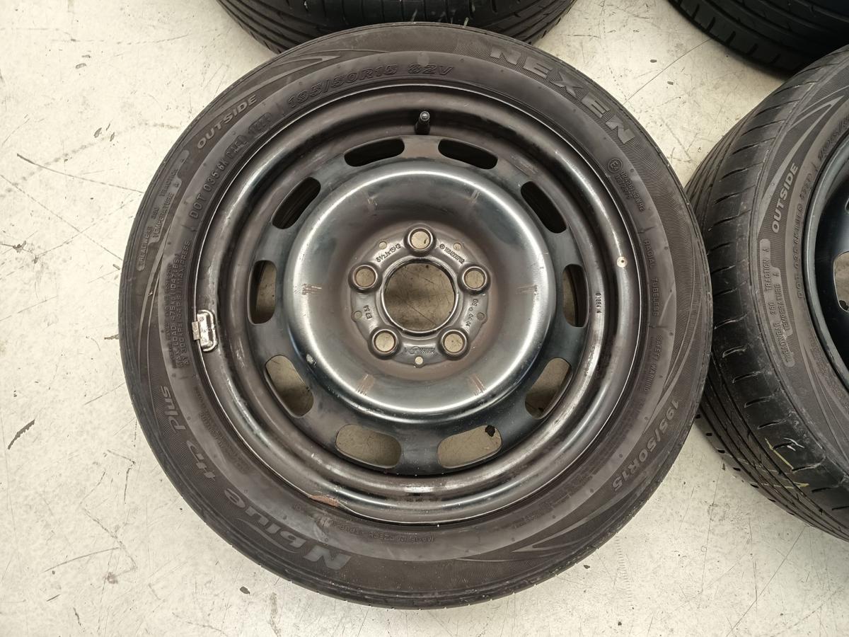 Mercedes A-Klasse W168 orig Stahlfelgen Satz Sommerreifen 5,5Jx15 ET54 Bj 2004