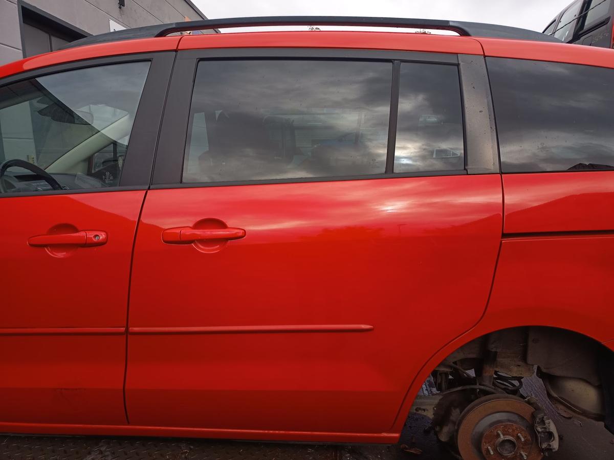 Mazda 5 CR orig Tür hinten links Schiebetür rot Bj 2009
