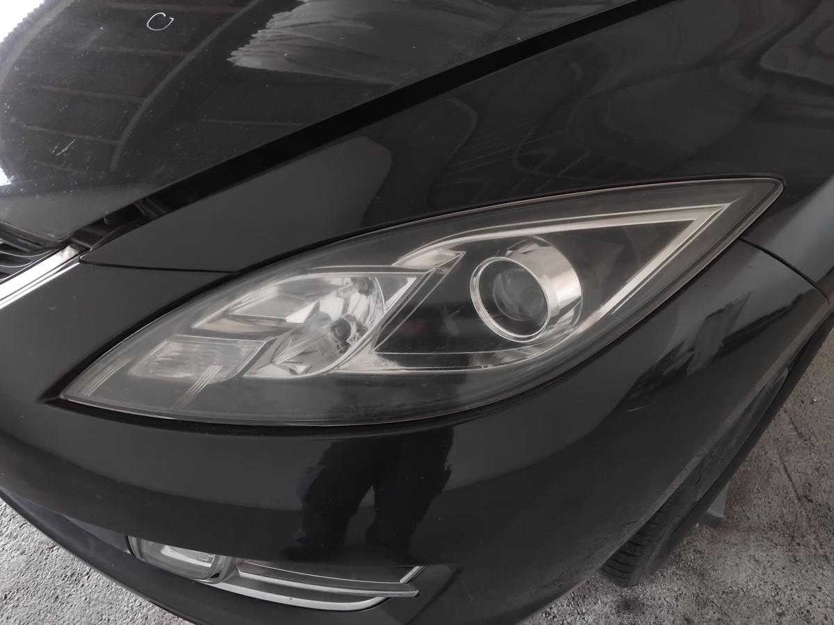 Mazda 6 II GH original Scheinwerfer vorn links Halogen mit LWR vergilbt BJ2010
