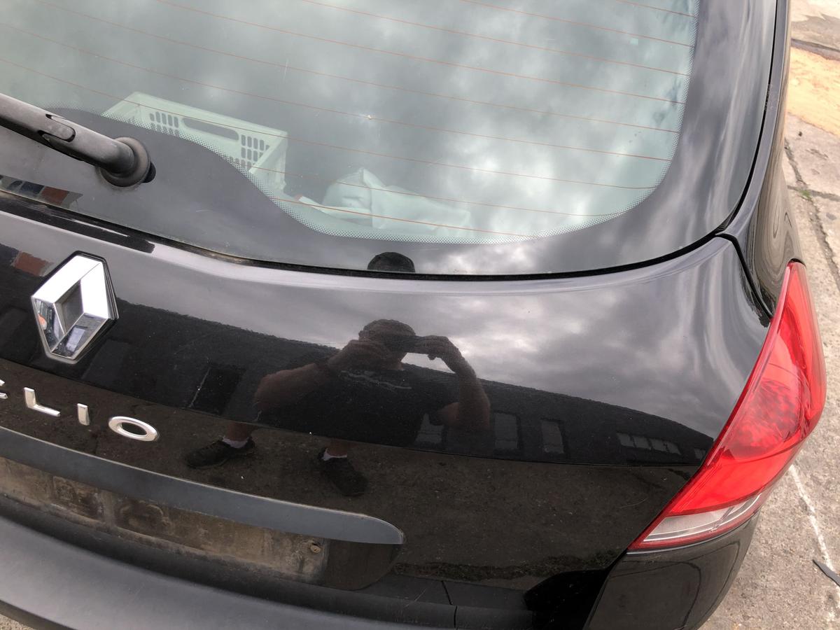 Renault Clio 3 III Grandtour Heckklappe mit Heckscheibe Kombi NV676 Noir Nacre