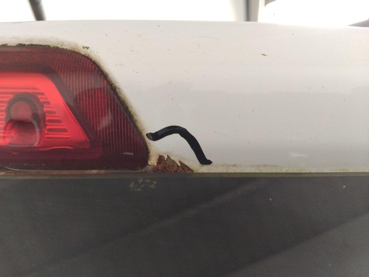 Hyundai i30 CW Kombi FD Heckklappe weiss 7F mit Heckscheibe BJ2010