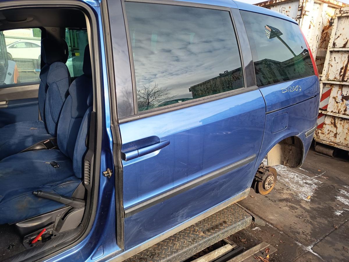 Fiat Ulysse II original Schiebet&uuml;r hinten links Fond Imperialblau Bj 2006