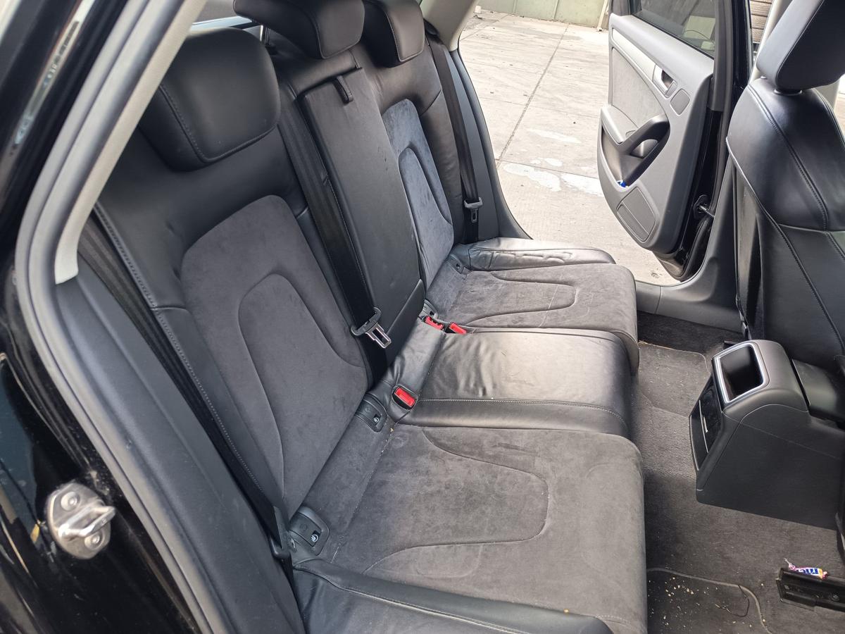 Audi A4 B8 8K original R&uuml;cksitzbank geteilt Alcantara/Leder soulschwarz Bj2009
