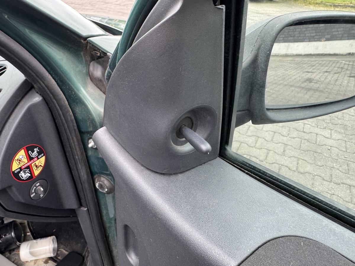 Renault Megane 2 original Au&szlig;enspiegel rechts schwarz unlackiert manuell verstellbar Bj.2004