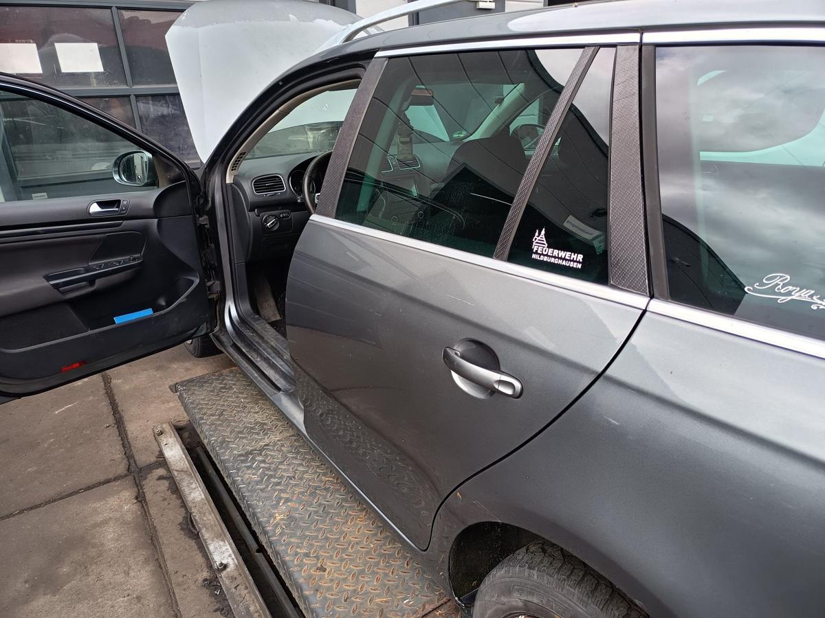 VW Golf VI Variant original Tür hinten links Fond D7X Platingrau Bj 2010