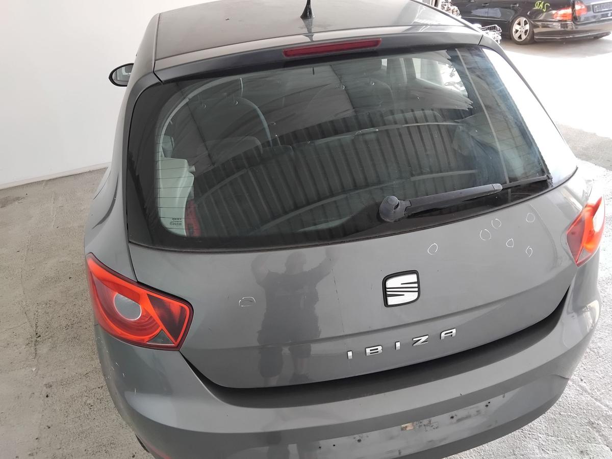 Seat Ibiza IV 6J Heckklappe LX7R lavagrau mit Scheibe 5-Türer Fließheck BJ2012