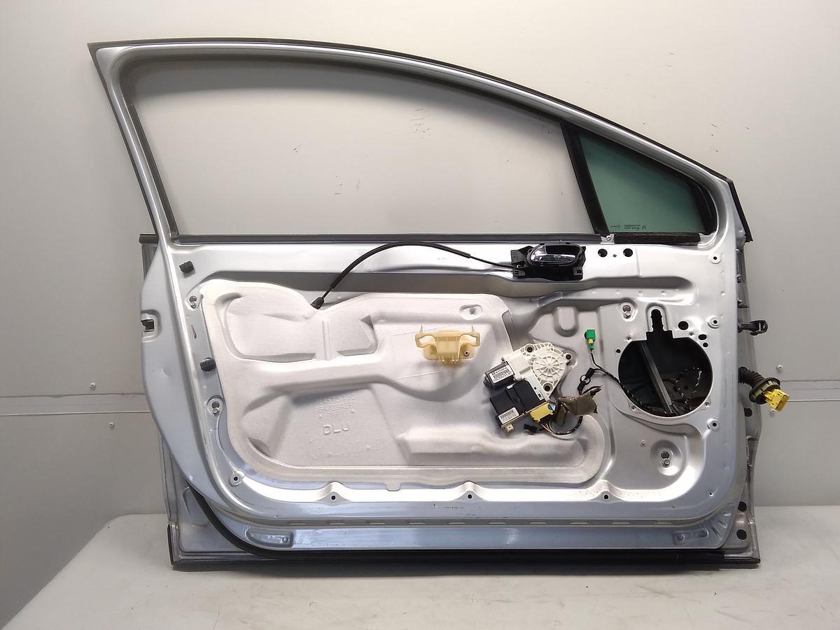 Citroen C3 Coupe Bj.2005 Tür vorn links Fahrertür 3-türig silber EZR aluminiumgraumet.